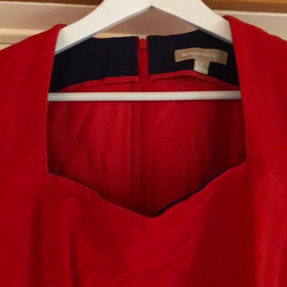 Vivid red form fitting Banana Republic Dress - Picture 2 of 3